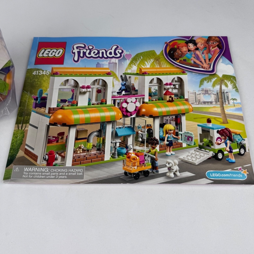 LEGO FRIENDS Heartlake City Pet Center 41345 Near complete NO Box - Picture 2 of 4